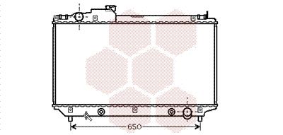 VAN WEZEL Radiaator,mootorijahutus 53002315